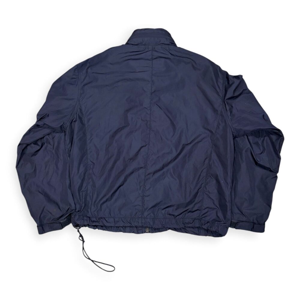 Lauren Ralph Lauren Petite Hooded Nylon Jacket Navy Size PP Lightweight Rain - Picture 2 of 6